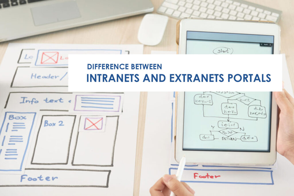 difference between intranets and extranets portals