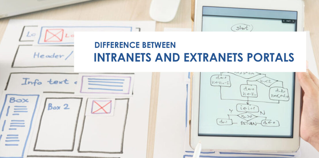 difference between intranets and extranets portals